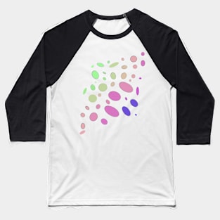 DIAGONAL COOL COLOURS Baseball T-Shirt